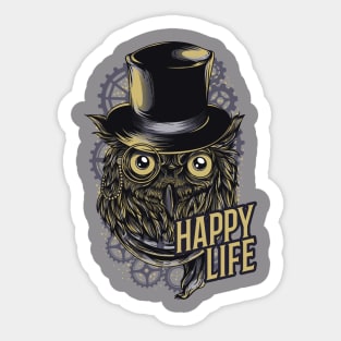 Happy Life 01 Sticker
